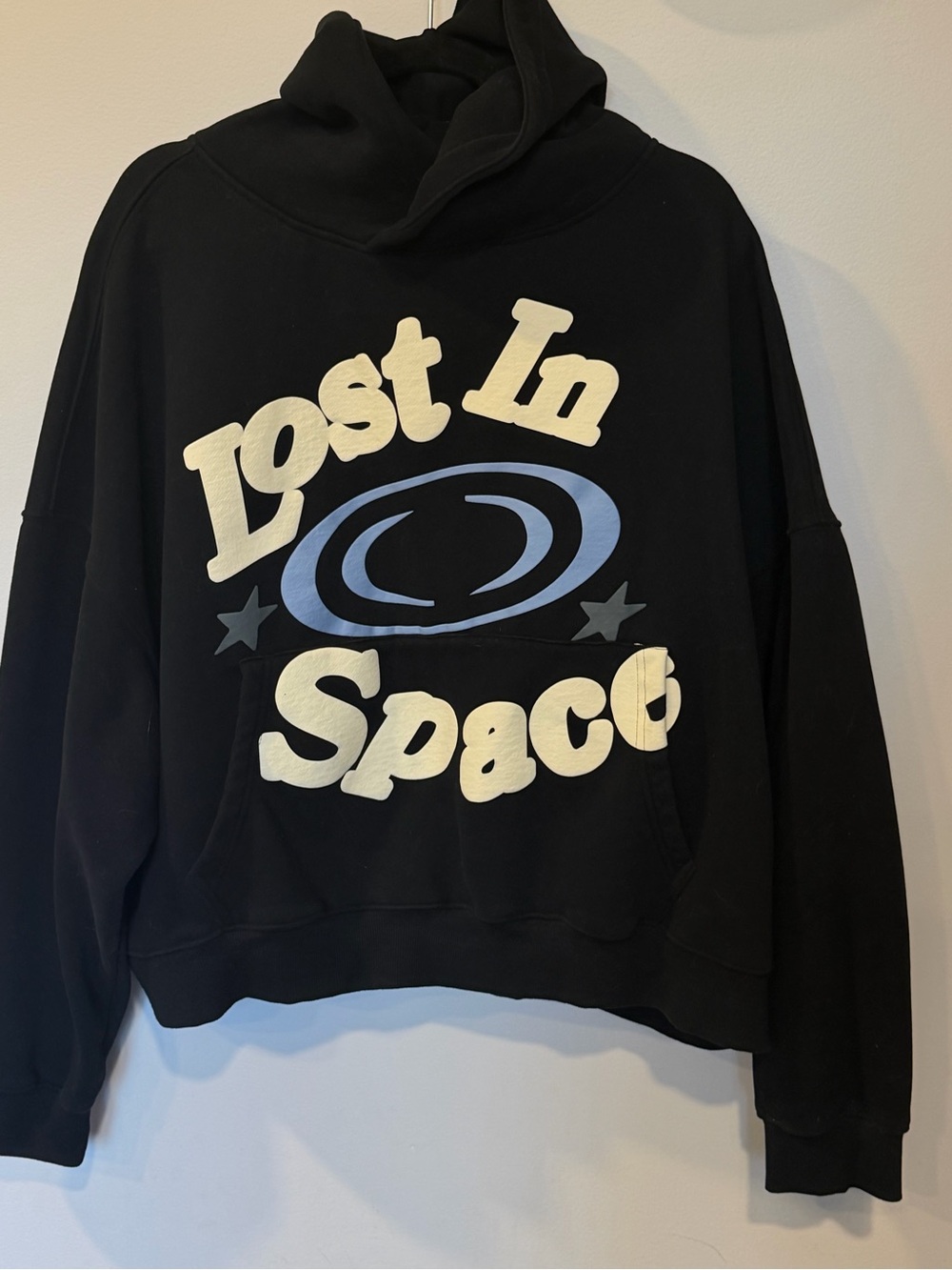 NWOT Pacsun Lost In Space Black Graphic Hoodie Sweatshirt